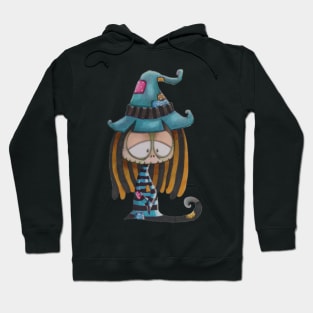 Blue witch Hoodie